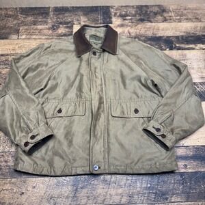 Rainforest Suede Jacket Thermolite Active Insulation Barn Coat Lined‎ L